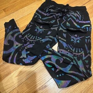 Club Exx Moon Labyrinth Reflective Joggers M